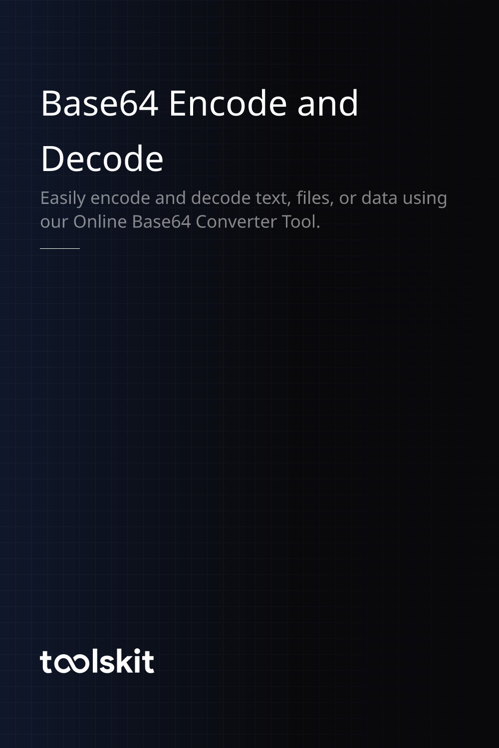 base64-encode-and-decode-toolskit